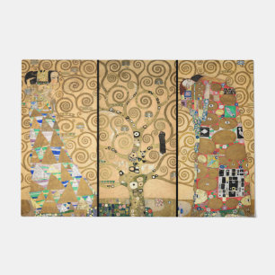 Gustav Klimt - Stoclet Frieze Tree of Life Fußmatte