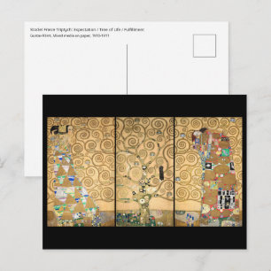 Gustav Klimt - Stoclet Frieze Tree of Life Postkarte