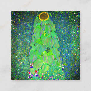 Gustav Klimt Sunflower Begleitkarte