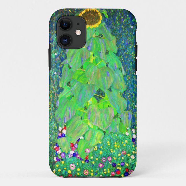 Gustav Klimt Sunflower Case-Mate iPhone Hülle (Rückseite)