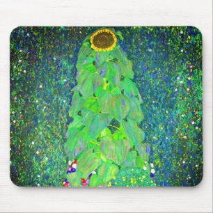 Gustav Klimt Sunflower Mousepad