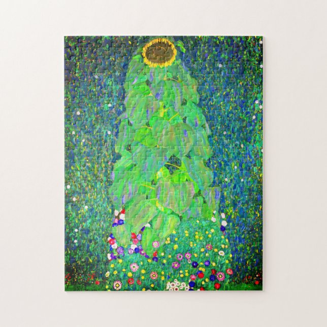 Gustav Klimt Sunflower Puzzle (Vertikal)