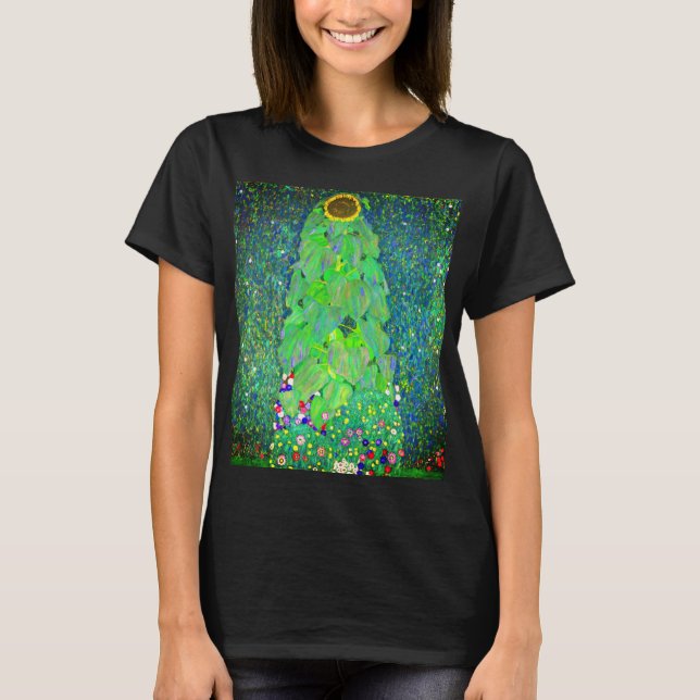 Gustav Klimt Sunflower T-Shirt (Vorderseite)