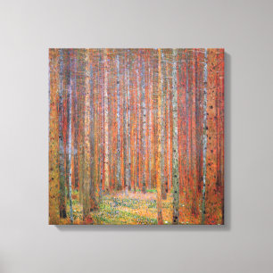 Gustav Klimt - Tannenwald I Leinwanddruck