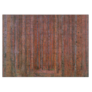 Gustav Klimt Tannenwald I Rote Bäume Schneidebrett