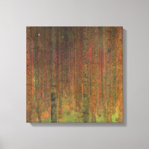 Gustav Klimt - Tannenwald II Leinwanddruck