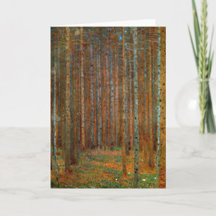 Gustav Klimt - Tannenwald Kiefernwald Karte