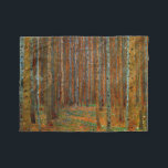 Gustav Klimt - Tannenwald Pinienwald Fleecedecke<br><div class="desc">Tannenwald Pinienwald - Gustav Klimt,  Öl auf Leinwand,  1902</div>