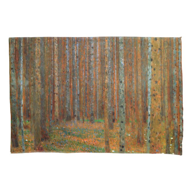 Gustav Klimt - Tannenwald Pinienwald Kissenbezug (Vorderseite)