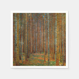 Gustav Klimt - Tannenwald Pinienwald Serviette