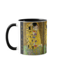 Gustav Klimt – The Kiss – Custom Text