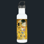 Gustav Klimt The Kiss Edelstahlflasche<br><div class="desc">Gustav Klimt Die Vintage Jugendstil-Malerei Der Kuss wurde zwischen 1907 und 1908, dem Höhepunkt seiner Goldenen Periode, vom österreichischen Symbolik-Maler Gustav Klimt gemalt, als er eine Reihe von Werken in einem ähnlich vergoldeten Stil malte. Das Gemälde gilt weithin als Meisterwerk der frühen Moderne. Es ist ein Symbol des Wiener Jugendstils...</div>