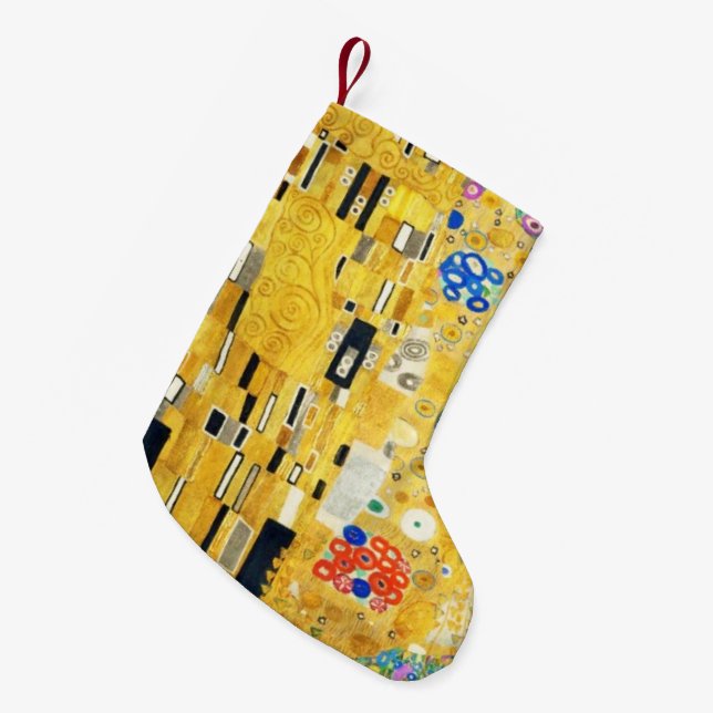 Gustav Klimt The Kiss Kleiner Weihnachtsstrumpf (Vorderansicht (hängend))