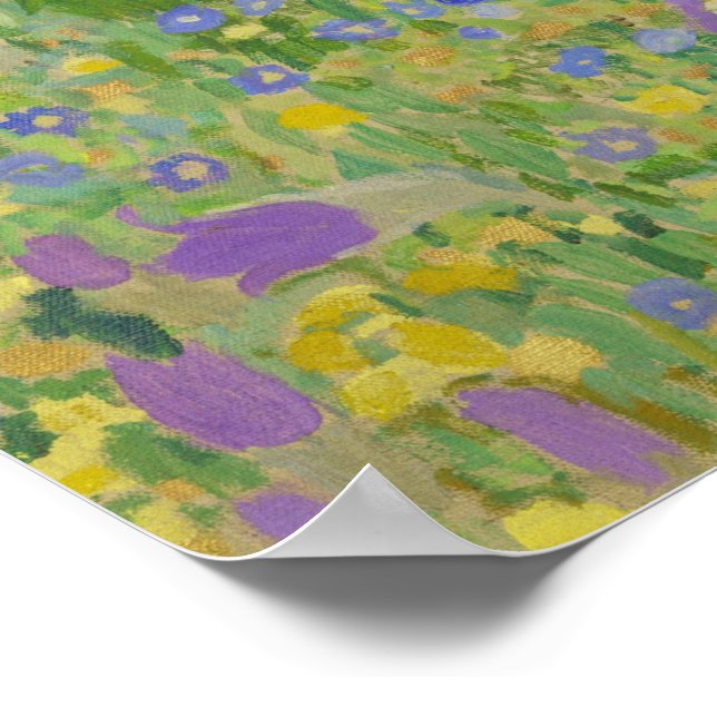 Gustav Klimt – The Kiss – Le Baiser  Poster (Ecke)