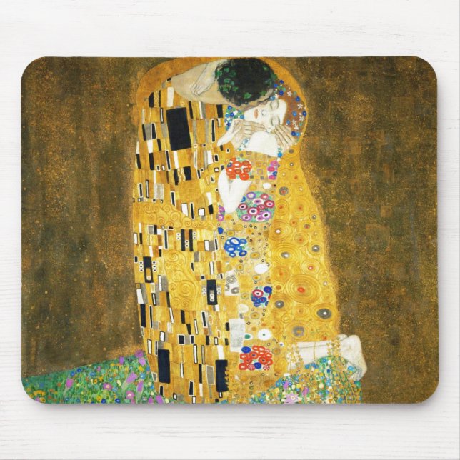 Gustav Klimt The Kiss Mousepad (Vorne)