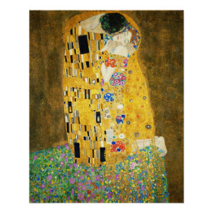 Gustav Klimt The Kiss Poster