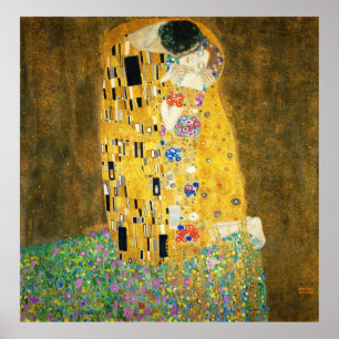 Gustav Klimt The Kiss Poster