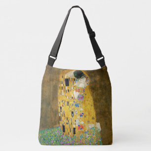 Gustav Klimt The Kiss Tragetaschen Mit Langen Trägern
