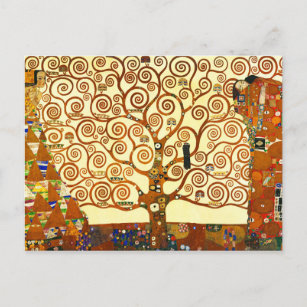 Gustav Klimt The Tree of Life Fine Art Postkarte