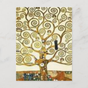 Gustav Klimt - the Tree of Life Painting Postkarte