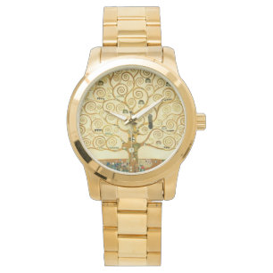 Gustav Klimt The Tree of Life Vintage Art New Armbanduhr