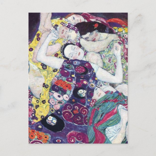 Gustav Klimt The Virgin Postcard Postkarte (Vorderseite)