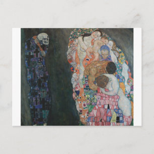 Gustav Klimt - Tod und Leben, 1910 Postkarte