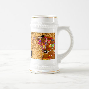 Gustav Klimt Tree of Life Bierglas