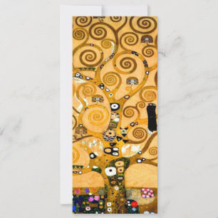 Gustav Klimt Tree of Life Einladung