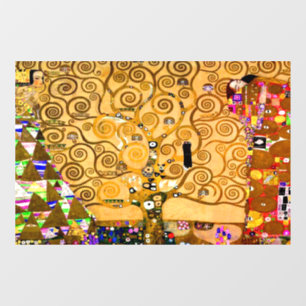Gustav Klimt Tree of Life Fensteraufkleber