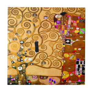 Gustav Klimt Tree of Life Fliese