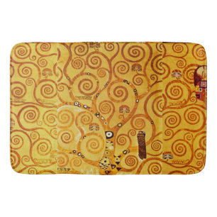 Gustav Klimt Tree of Life: Jugendstil-Symbolist Badematte