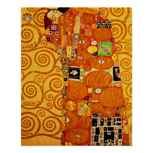 Gustav Klimt Tree of Life: Jugendstil-Symbolist Poster