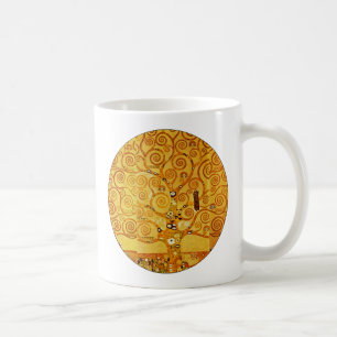Gustav Klimt Tree of Life: Jugendstil-Symbolist Tasse