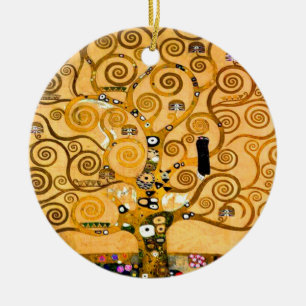 Gustav Klimt Tree of Life Keramik Ornament