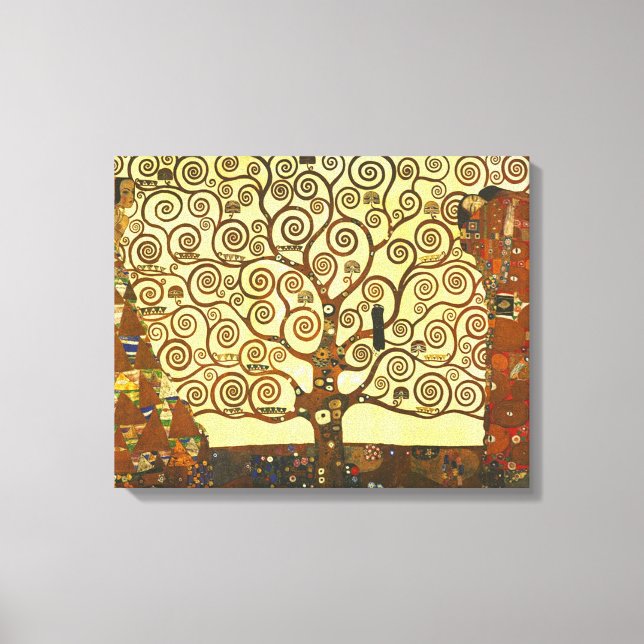 Gustav Klimt Tree of Life Leinwanddruck (Vorderseite)