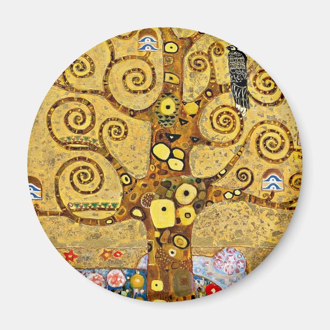 Gustav Klimt , “ Tree of life ” Magnet (Vorne)