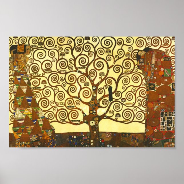 Gustav Klimt Tree of Life Poster (Vorne)