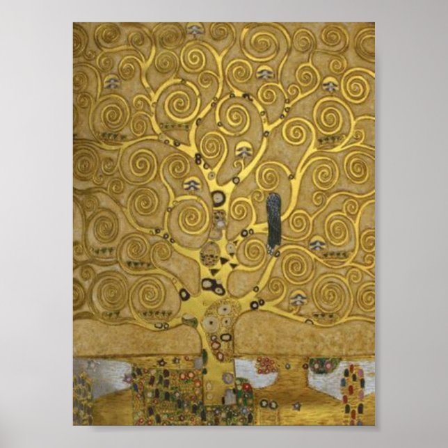 Gustav Klimt Tree of Life Poster (Vorne)