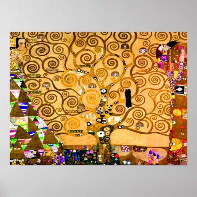 Gustav Klimt Tree of Life Poster (Vorne)