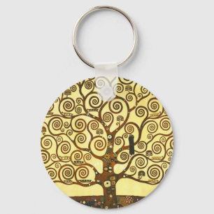 Gustav Klimt Tree of Life Schlüsselkette Schlüsselanhänger