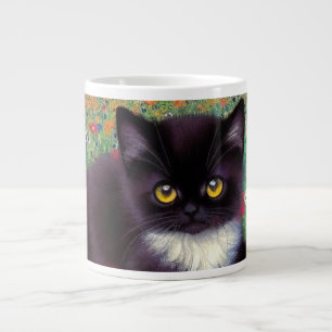 Gustav Klimt Tuxedo Cat Jumbo-Tasse
