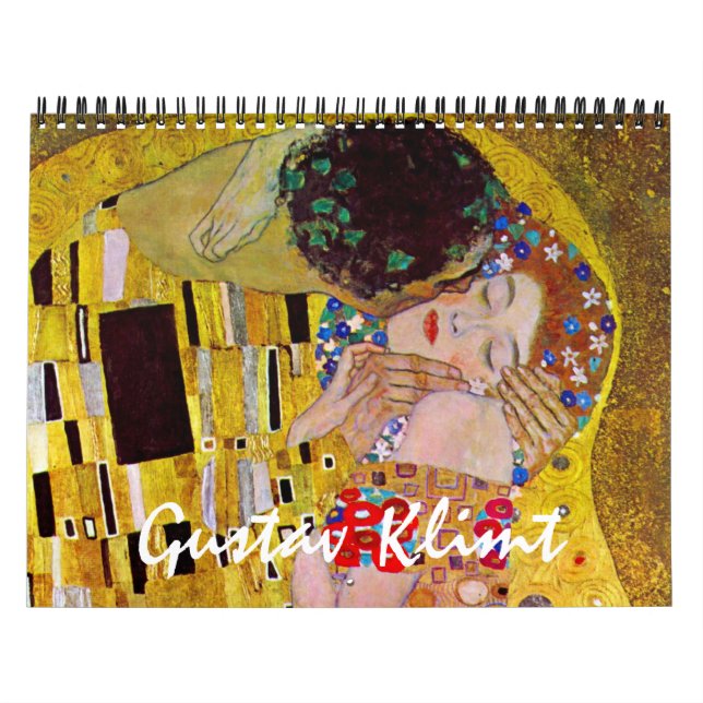 Gustav Klimt, Vintager Jugendstil Kalender (Titelbild)