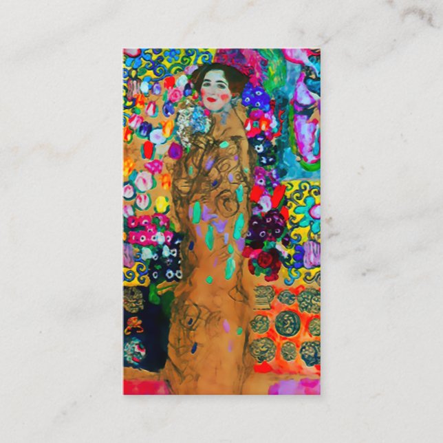 Gustav Klimt ~ Visitenkarte (Vorderseite)