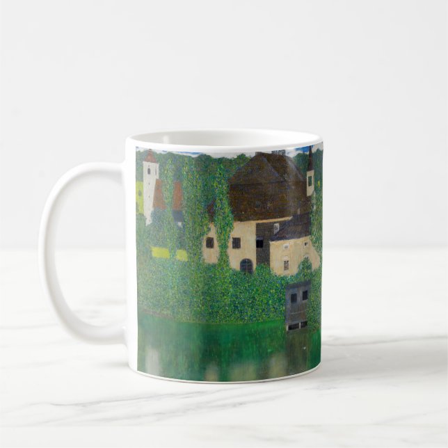 Gustav Klimt - Wasserburg Kaffeetasse (Links)
