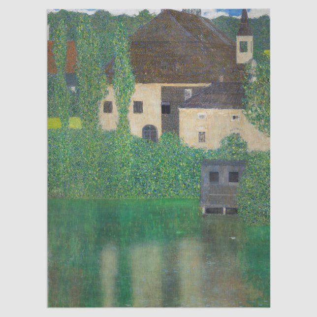 Gustav Klimt - Wasserburg Seidenpapier (Von Creator hochgeladen)