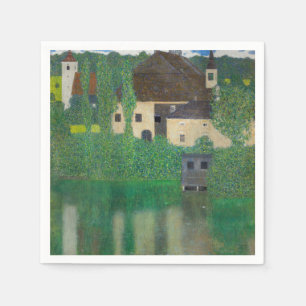 Gustav Klimt - Wasserburg Serviette