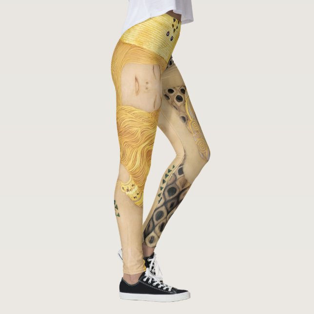 Gustav Klimt - Wasserläufe I Leggings (Rechts)