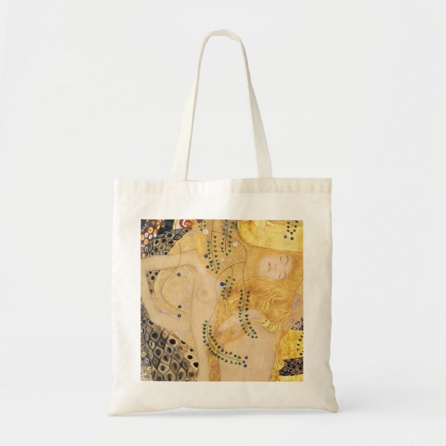 Gustav Klimt - Wasserläufe I Tragetasche (Vorne)