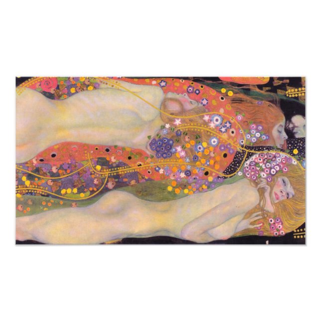 Gustav Klimt - Wasserläufe II Fotodruck (Vorne)